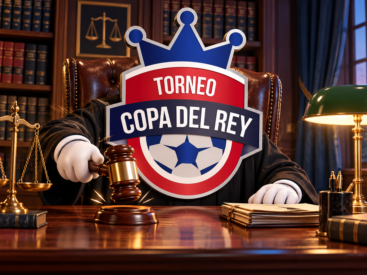 Cancha ilustrada de ejemplo